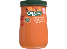 Organix Just Butternut Squash, Tomato, Lentil & Olive Oil Jar