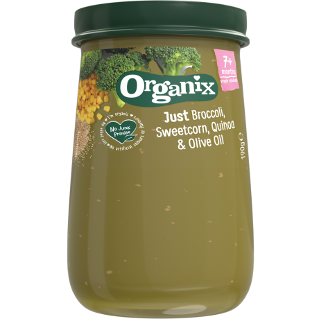 Broccoli Sweetcorn Quinoa Olive Oil Jar 